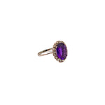 Load image into Gallery viewer, 21000942 Amethyst Diamond Ring