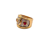 Load image into Gallery viewer, 21023682 18kt Diamond & Ruby Ring