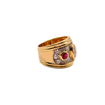 Load image into Gallery viewer, 21023682 18kt Diamond & Ruby Ring