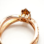 Load image into Gallery viewer, 21012921 Cognac diamond gold ring.