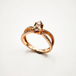 Load image into Gallery viewer, 21012921 Cognac diamond gold ring.