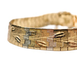 Load image into Gallery viewer, 21007941 Vintage Yellow White and Rose Gold Bracelet.