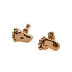 Load image into Gallery viewer, 21012761 Baby footprint stud earrings.