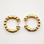 Load image into Gallery viewer, 21008825 Sapphire and diamond earrings.