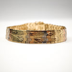 Load image into Gallery viewer, 21007941 Vintage Yellow White and Rose Gold Bracelet.