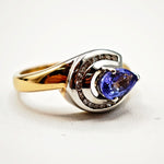 Load image into Gallery viewer, 21000867 Tanzanite Diamond Ring