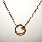 Load image into Gallery viewer, 21013102 Pomellato Rose Gold and Diamond 'Together' Pendant.