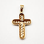 Load image into Gallery viewer, 21004261 Gold Cross set with Diamonds
