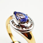 Load image into Gallery viewer, 21000867 Tanzanite Diamond Ring