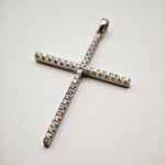 Load image into Gallery viewer, 21008726 White gold and diamond cross pendant