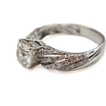 Load image into Gallery viewer, 21011641 Diamond solitaire ring.