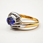 Load image into Gallery viewer, 21000867 Tanzanite Diamond Ring