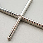 Load image into Gallery viewer, 21008726 White gold and diamond cross pendant