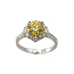 Load image into Gallery viewer, 21003721 Yellow Diamond Ring