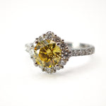 Load image into Gallery viewer, 21003721 Yellow Diamond Ring