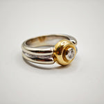 Load image into Gallery viewer, 21012884 18kt White gold diamond ring.