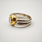 Load image into Gallery viewer, 21012884 18kt White gold diamond ring.