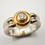 Load image into Gallery viewer, 21012884 18kt White gold diamond ring.