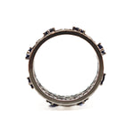 Load image into Gallery viewer, 21013669 Blue spinel diamond ring.