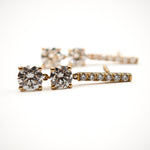 Load image into Gallery viewer, 21008801Lab grown diamond earrings