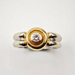 Load image into Gallery viewer, 21012884 18kt White gold diamond ring.