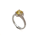 Load image into Gallery viewer, 21003721 Yellow Diamond Ring