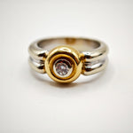 Load image into Gallery viewer, 21012884 18kt White gold diamond ring.