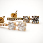 Load image into Gallery viewer, 21008801Lab grown diamond earrings