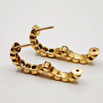 Load image into Gallery viewer, 21008825 Sapphire and diamond earrings.