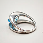 Load image into Gallery viewer, 21002687 Topaz Platinum Ring