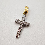 Load image into Gallery viewer, 21007804 18k Cross pendant.