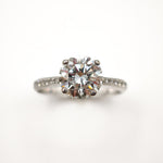 Load image into Gallery viewer, 21011689 Solitaire diamond ring.