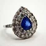 Load image into Gallery viewer, 21012945 Sapphire diamond ring