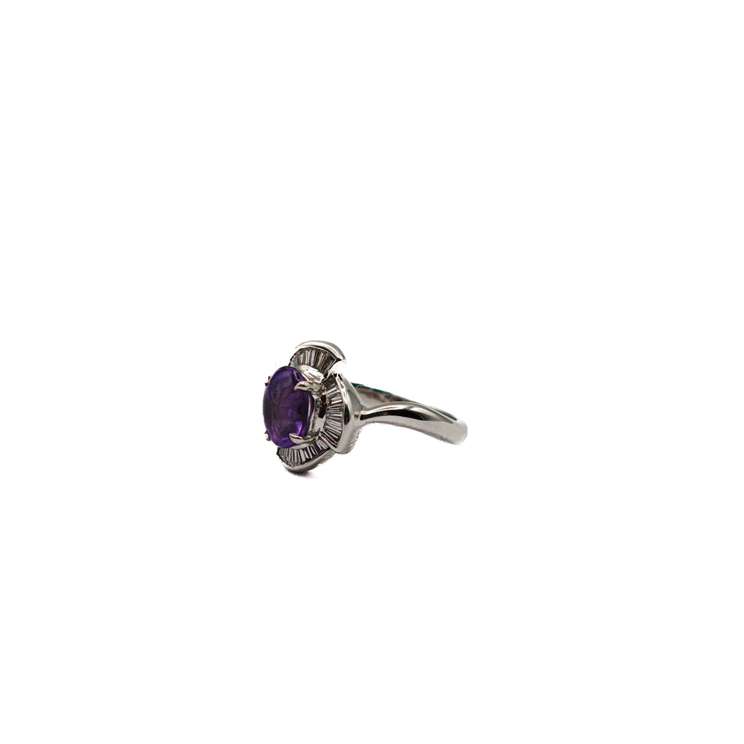21020148 Amethyst White Gold Ring