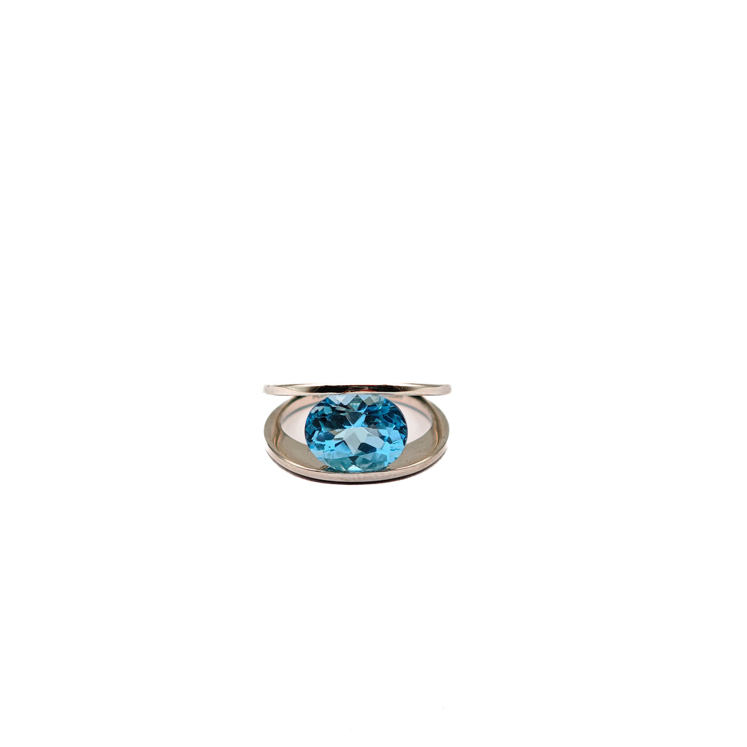 21002687 Topaz Platinum Ring
