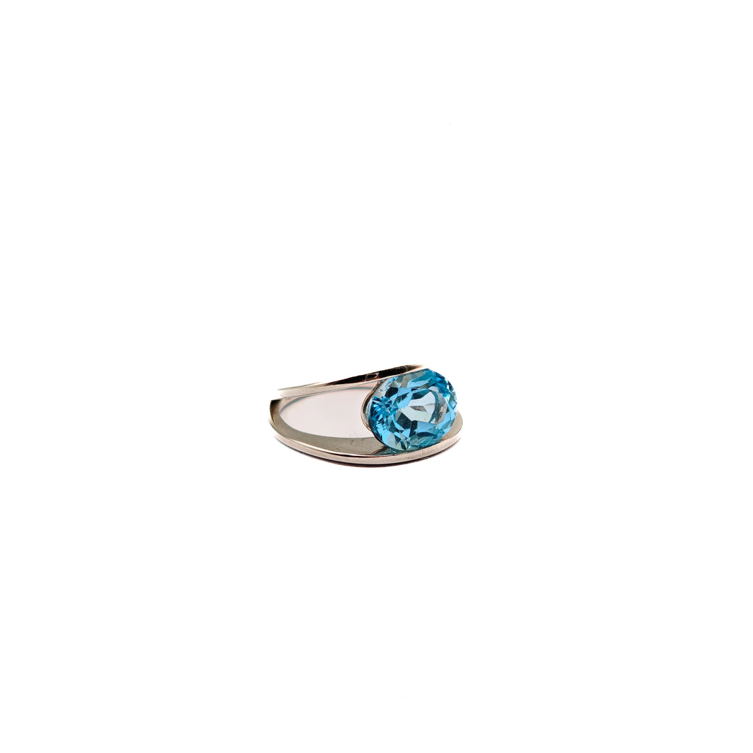 21002687 Topaz Platinum Ring