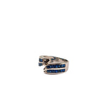 Load image into Gallery viewer, 21001949 Sapphire &amp; Diamond Ring