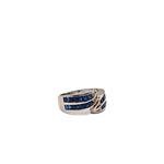 Load image into Gallery viewer, 21001949 Sapphire &amp; Diamond Ring