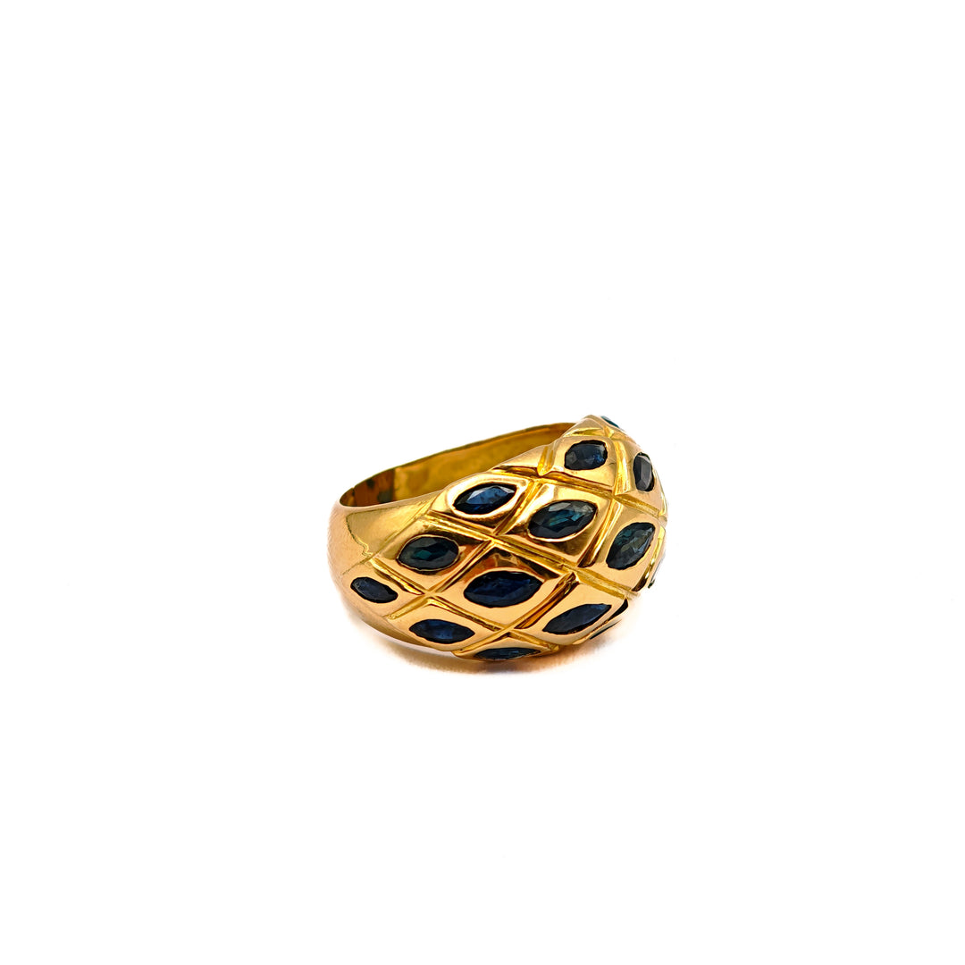 21024047 18kt Gold & Sapphire Ring