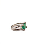 Load image into Gallery viewer, 21002021 Emerald Diamond Ring