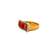 21002229 Vintage Coral Ring