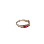 Load image into Gallery viewer, 21000782 Half Eternity Ruby &amp; Diamond Ring