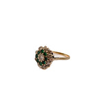 Load image into Gallery viewer, 21005961 Vintage Emerald and Diamond Dress Ring