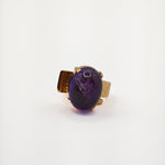 Load image into Gallery viewer, 21002649 Amethyst Yellow Gold Ring