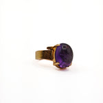 Load image into Gallery viewer, 21002649 Amethyst Yellow Gold Ring