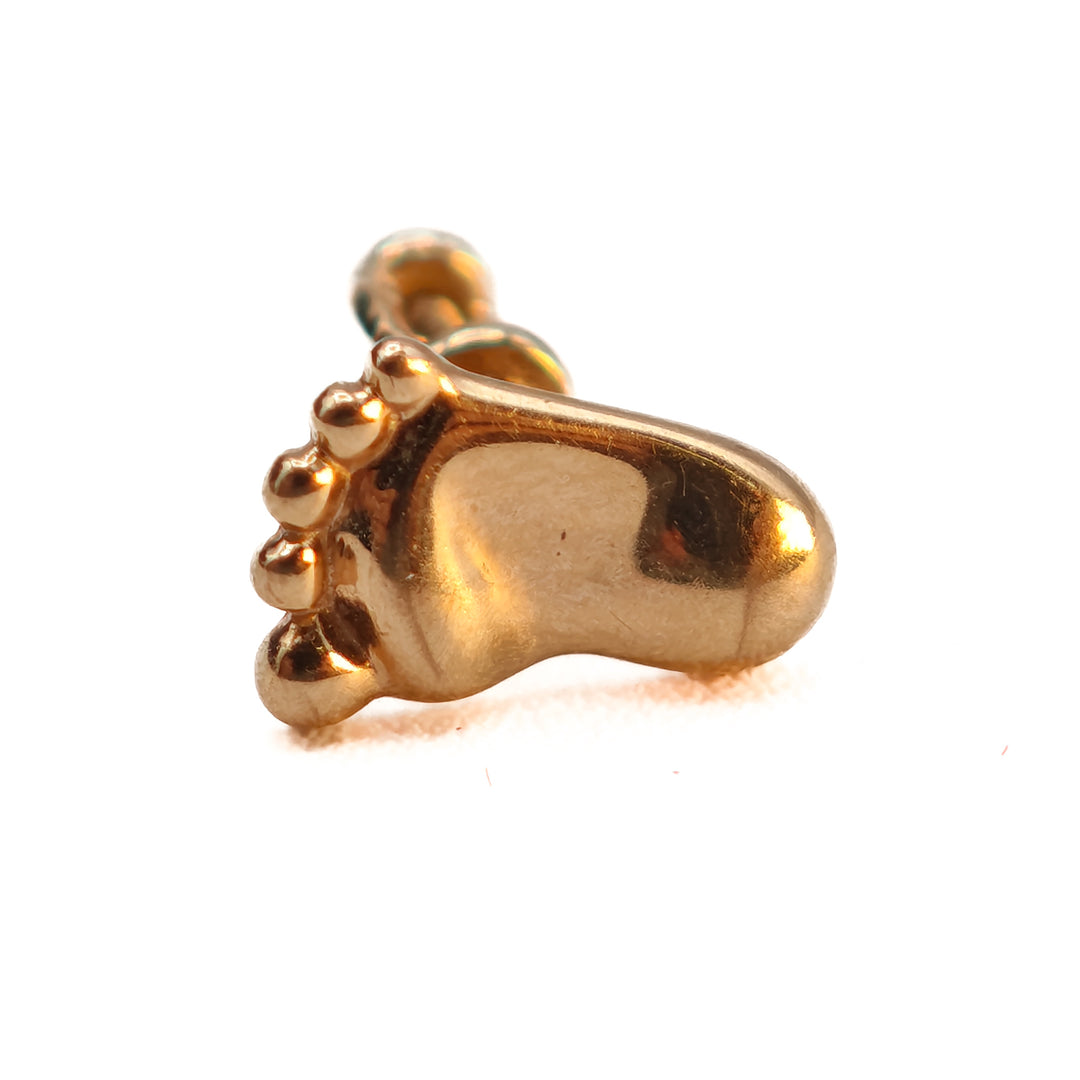 21012761 Baby footprint stud earrings.