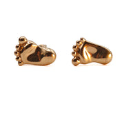 21012761 Baby footprint stud earrings.
