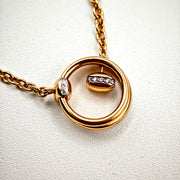21013102 Pomellato Rose Gold and Diamond 'Together' Pendant.