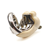 Load image into Gallery viewer, 21008481 Vintage leopard diamond ring.
