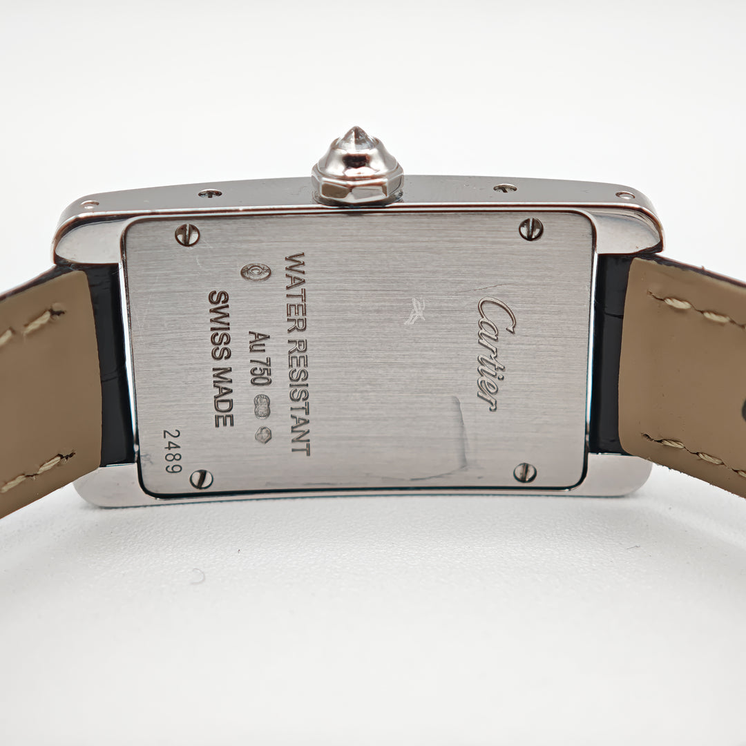 21013645 Cartier Tank Americaine 18Kt White Gold